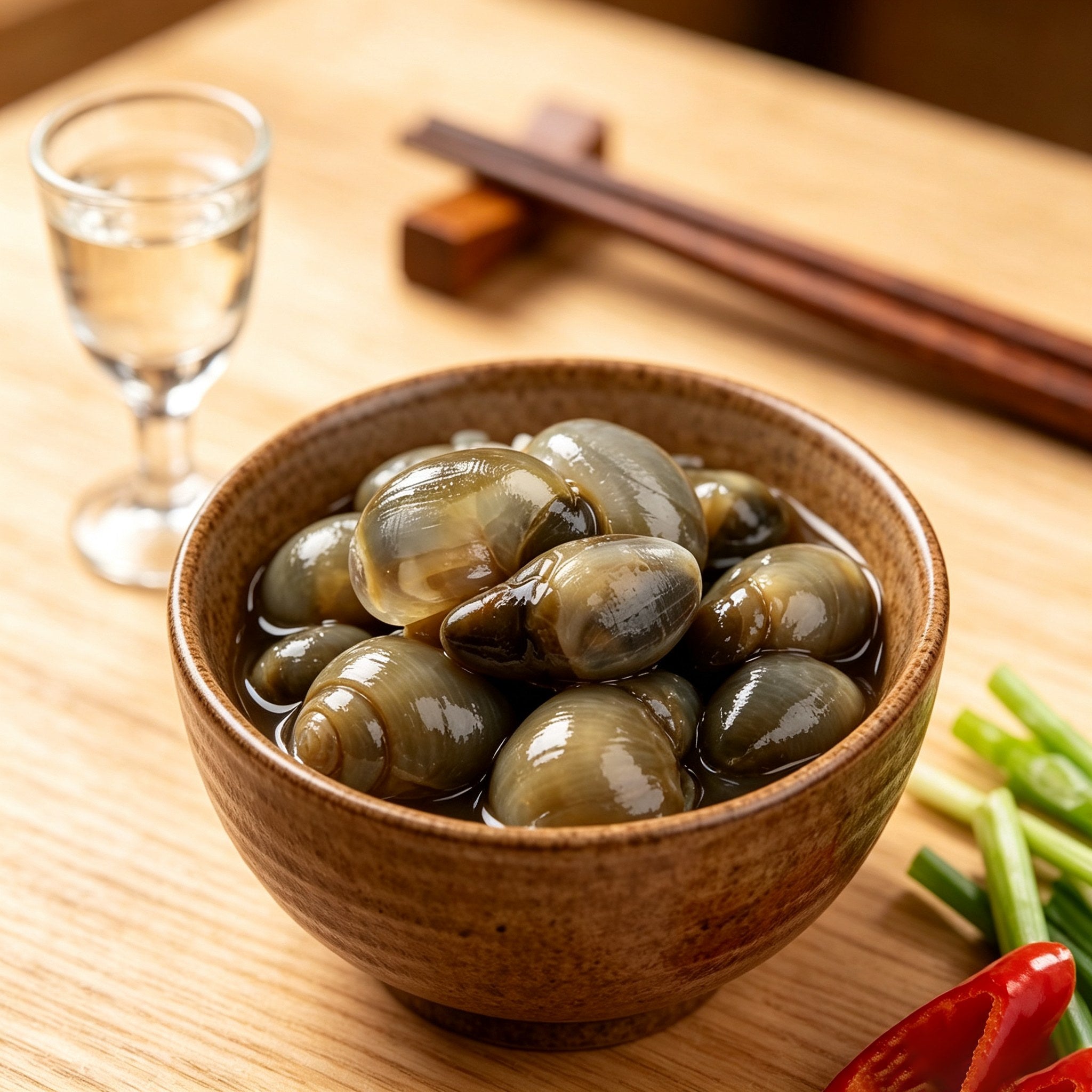 Ready-to-Eat Marinated Mud Snails